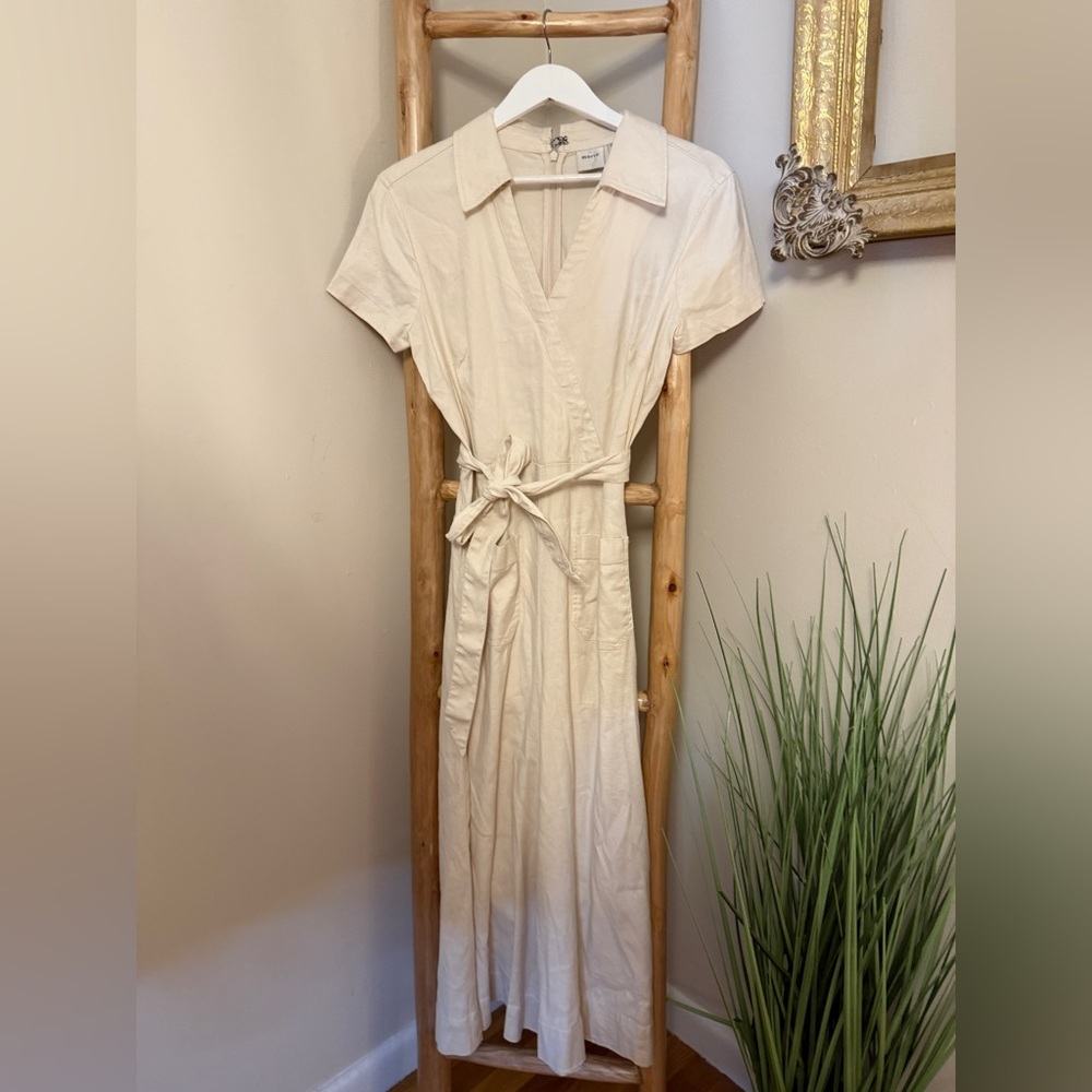 Anthropologie The Colette Wrap Jumpsuit Maeve Cottagecore 8P - Picture 6 of 8